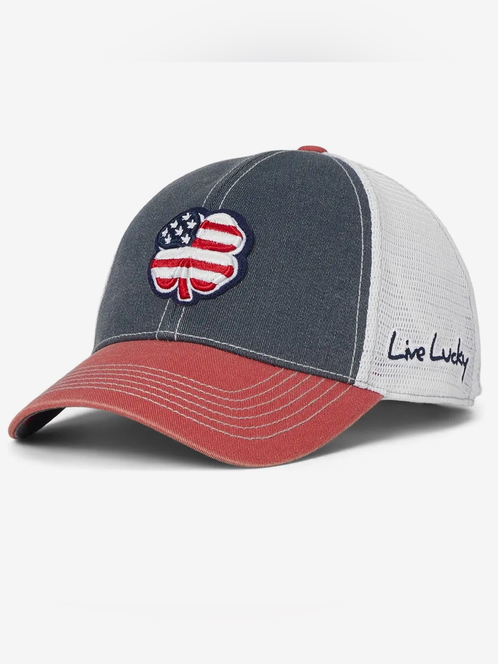 BLACK CLOVER HAT CAP LIVE LUCKY TOP GOLF USA CLOVER ADJUSTABLE NEW